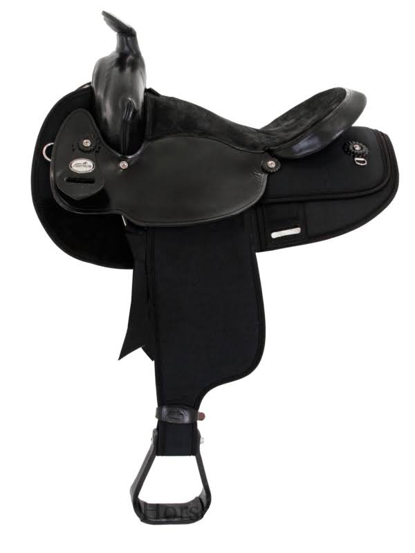 Black 17 Western Saddle O3339