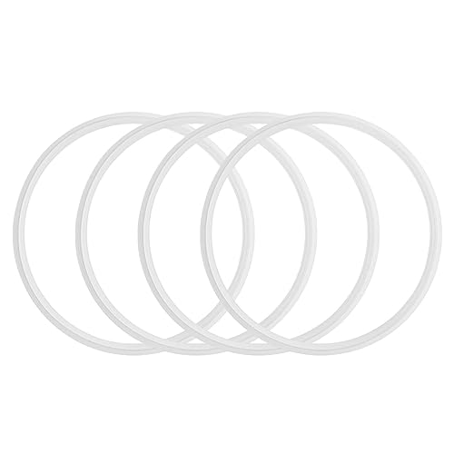 4 pack White Silicone Lid Gaskets Seals for Tumblers W190581