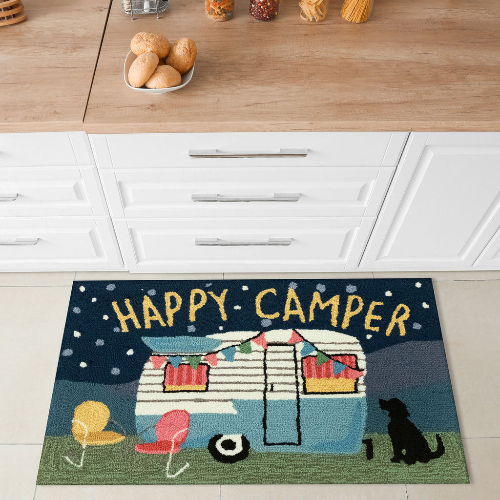 Frontporch Happy Camper Indoor Outdoor Mat