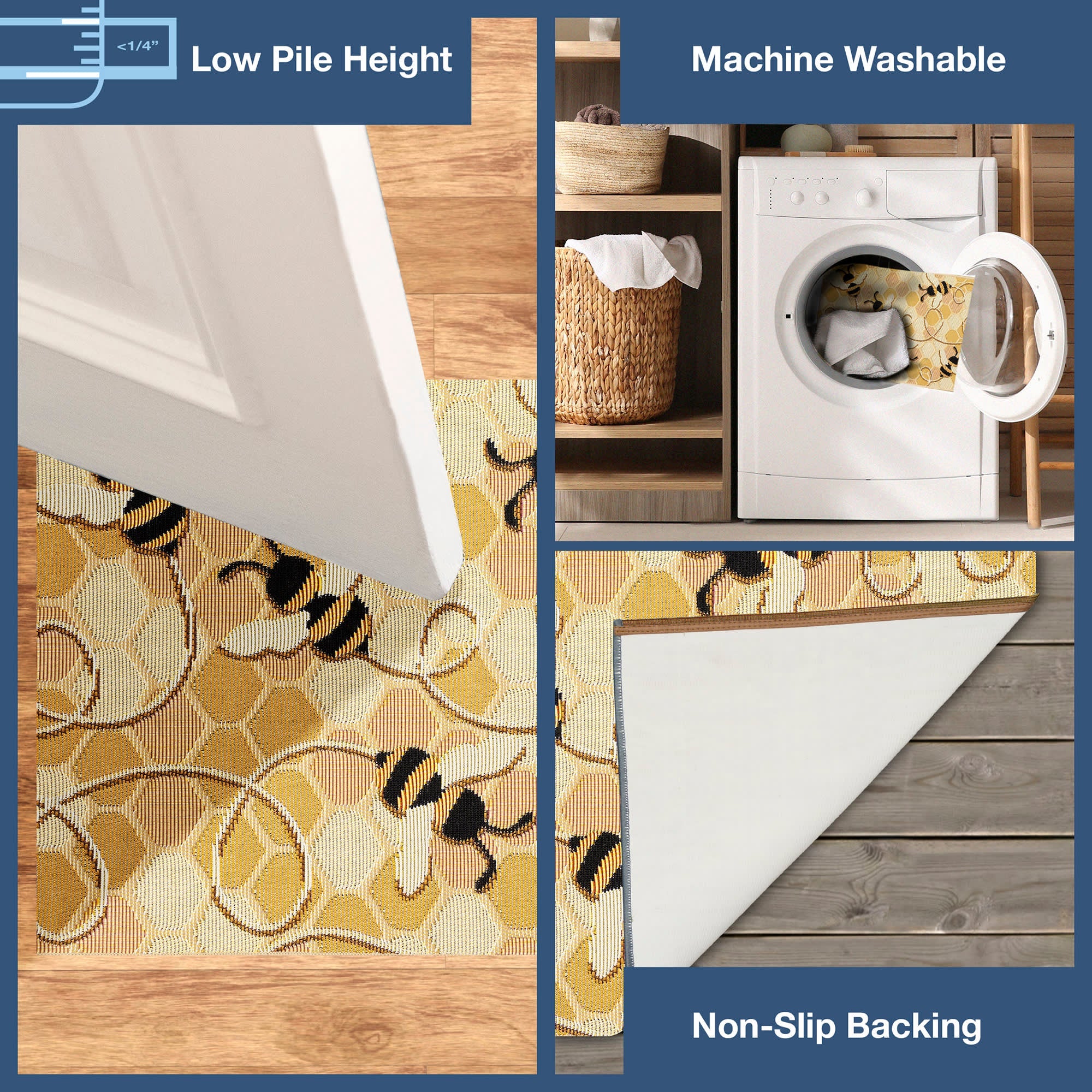 Esencia Bee Free Indoor Outdoor Mat