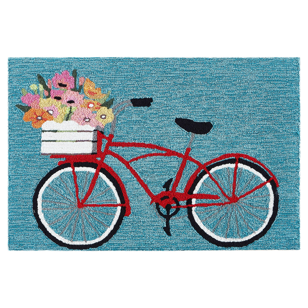 Frontporch Bike Ride Indoor Outdoor Mat