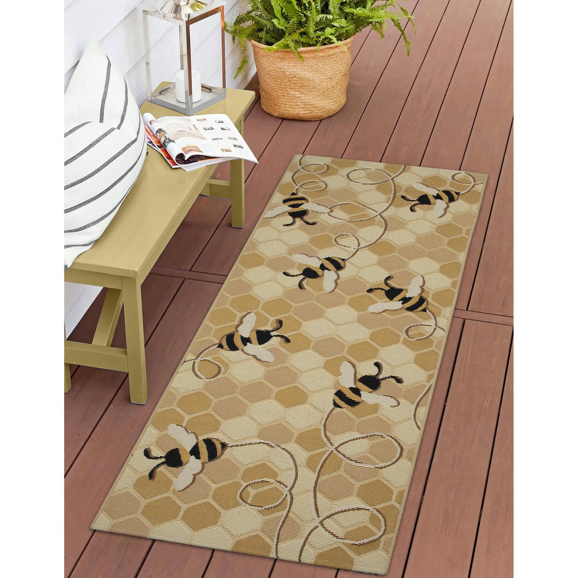Esencia Bee Free Indoor Outdoor Mat