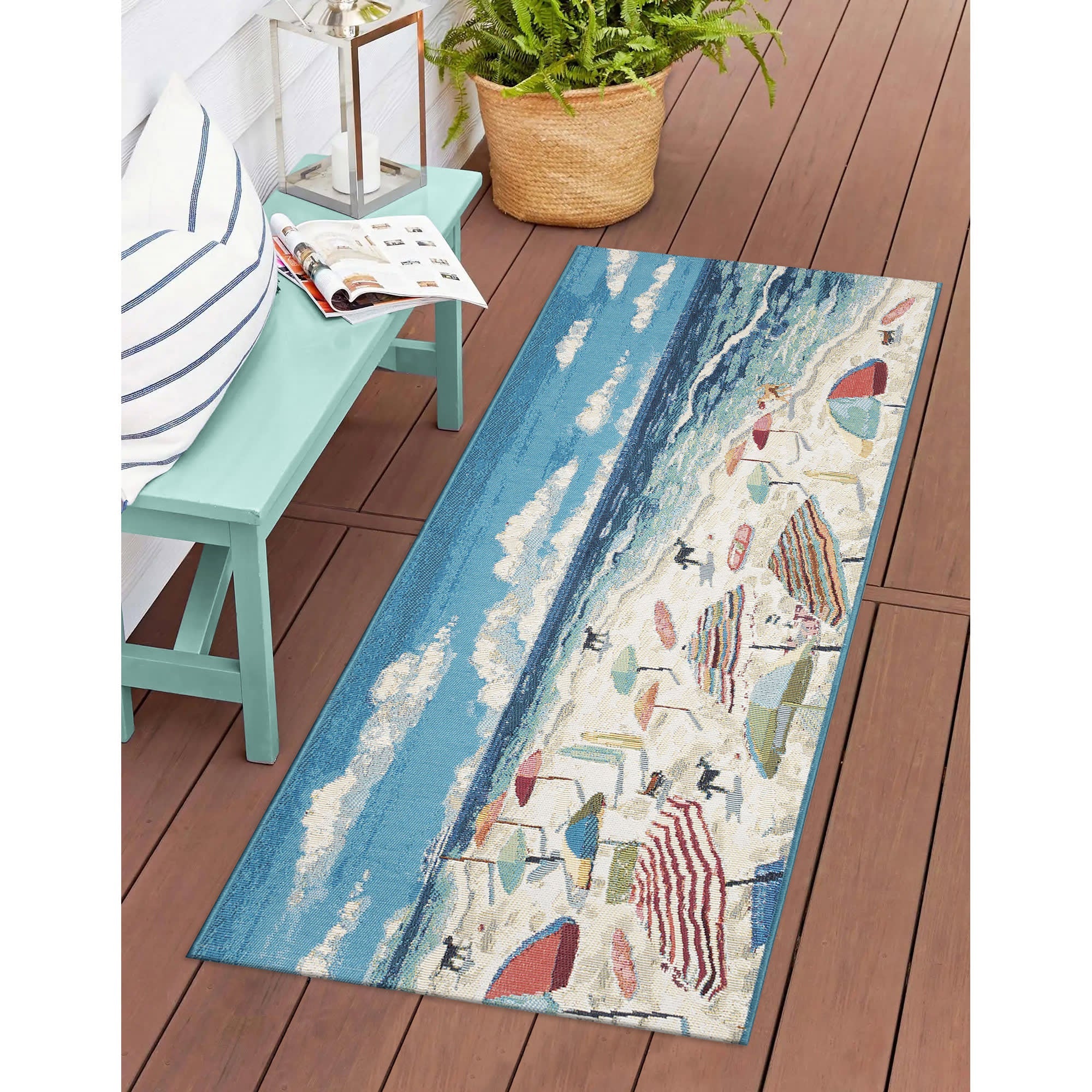 Esencia Dog Beach Indoor Outdoor Mat