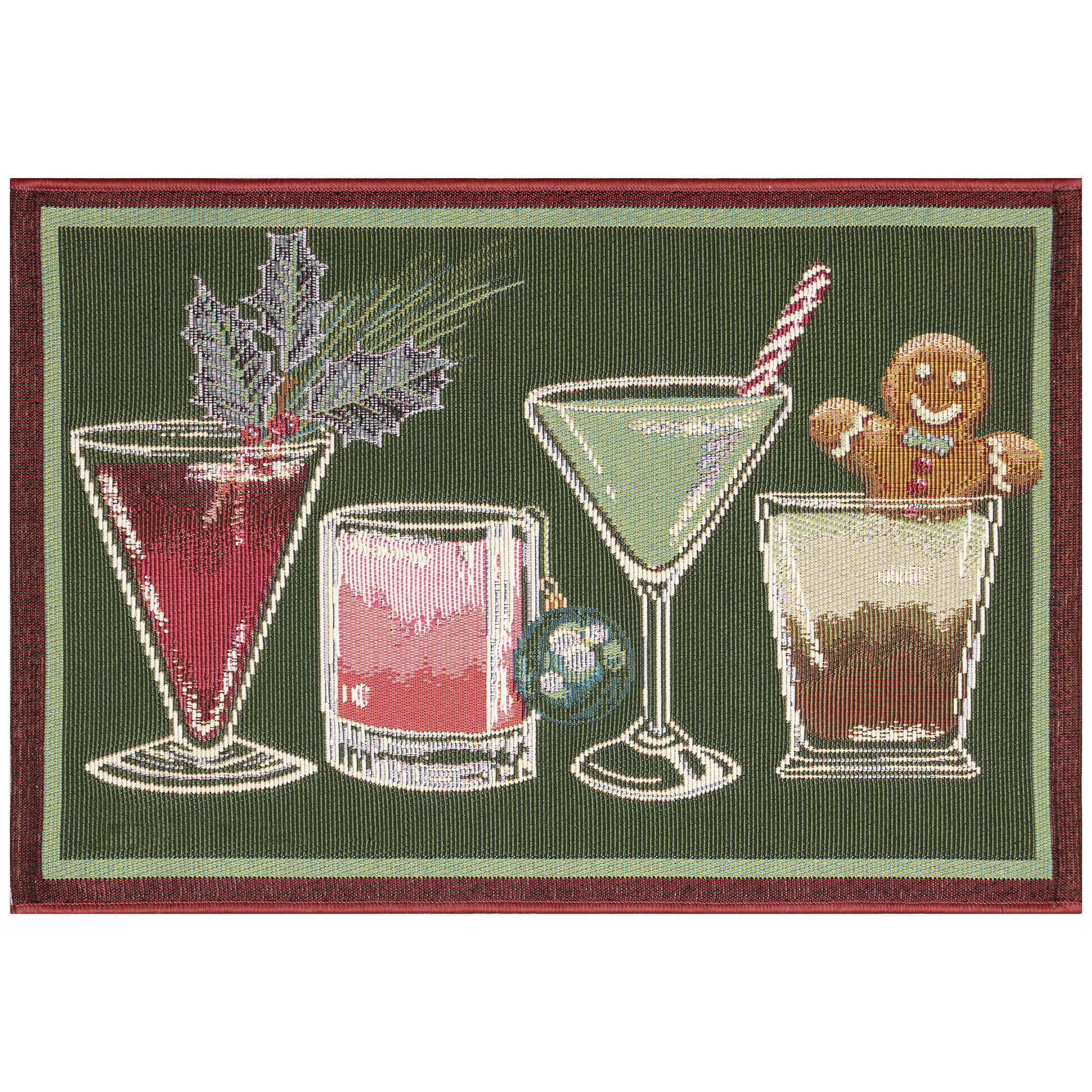 Esencia Let's Get Jolly Indoor Outdoor Mat