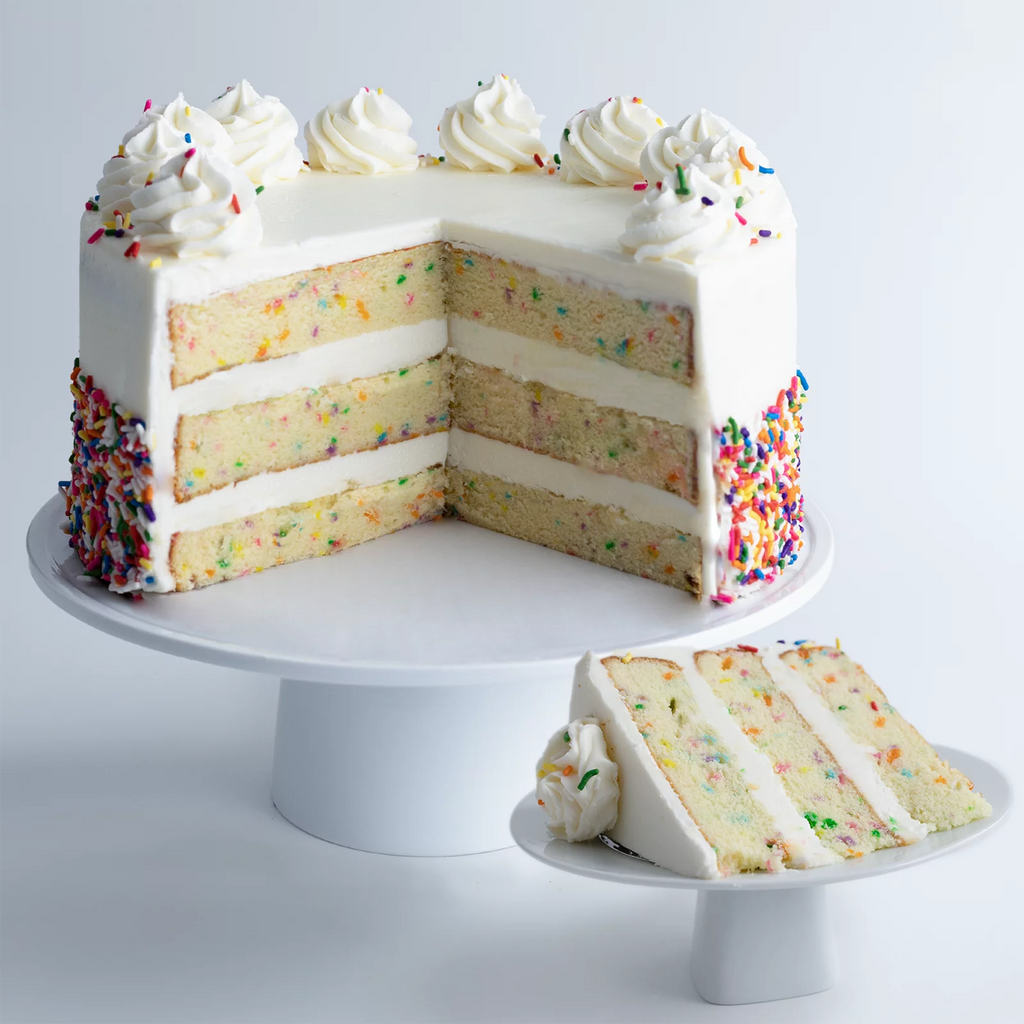 Vanilla Confetti Cake, Large 10” Size B549