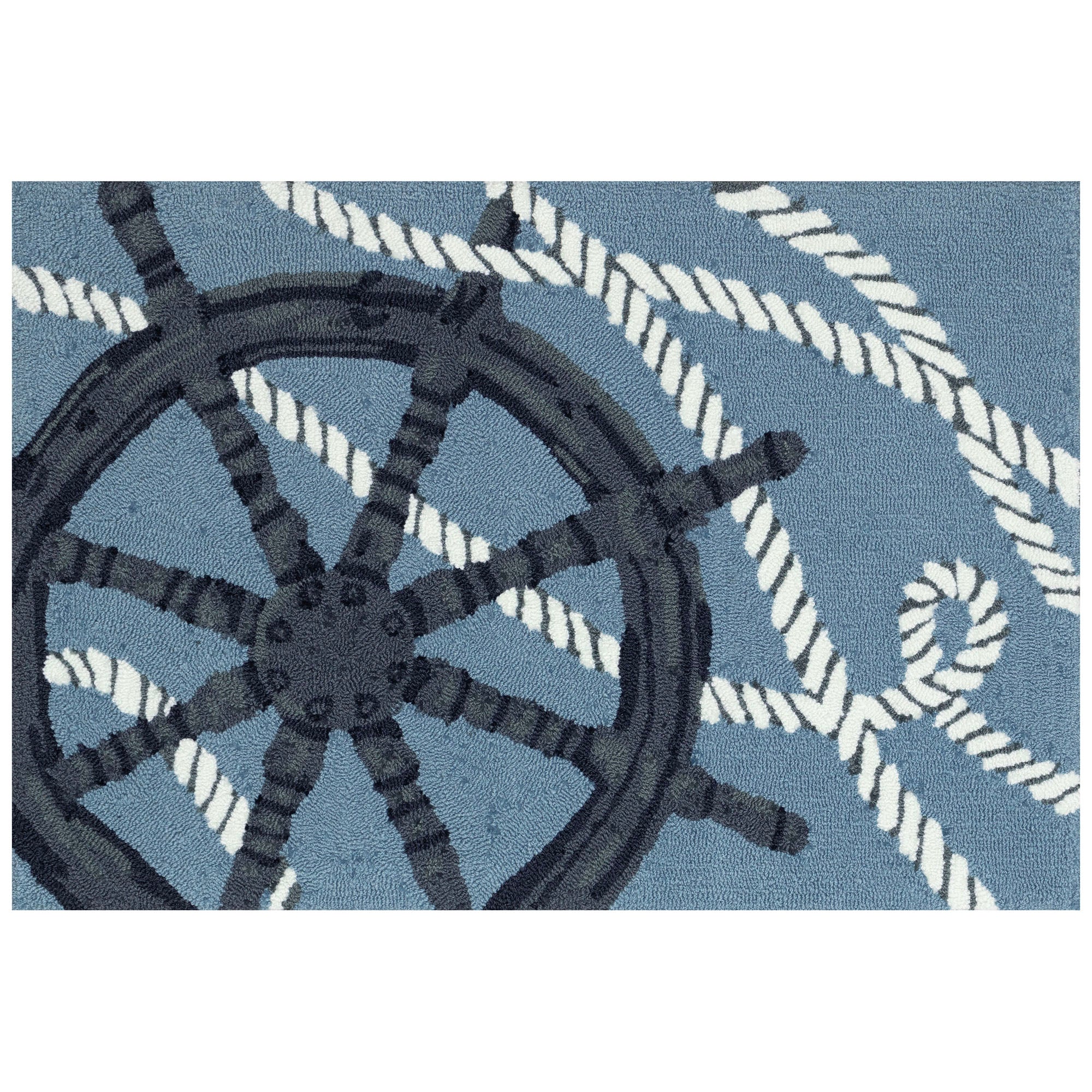 Frontporch Captain's Wheel Indoor Outdoor Mat