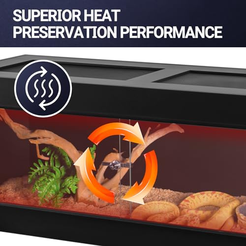 34 Gallon PVC Reptile Terrarium with Glass Sliding Door A97739
