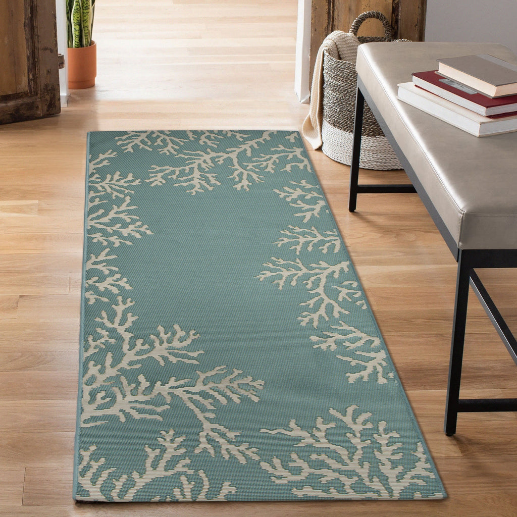 Esencia Coral Edge Indoor Outdoor Mat
