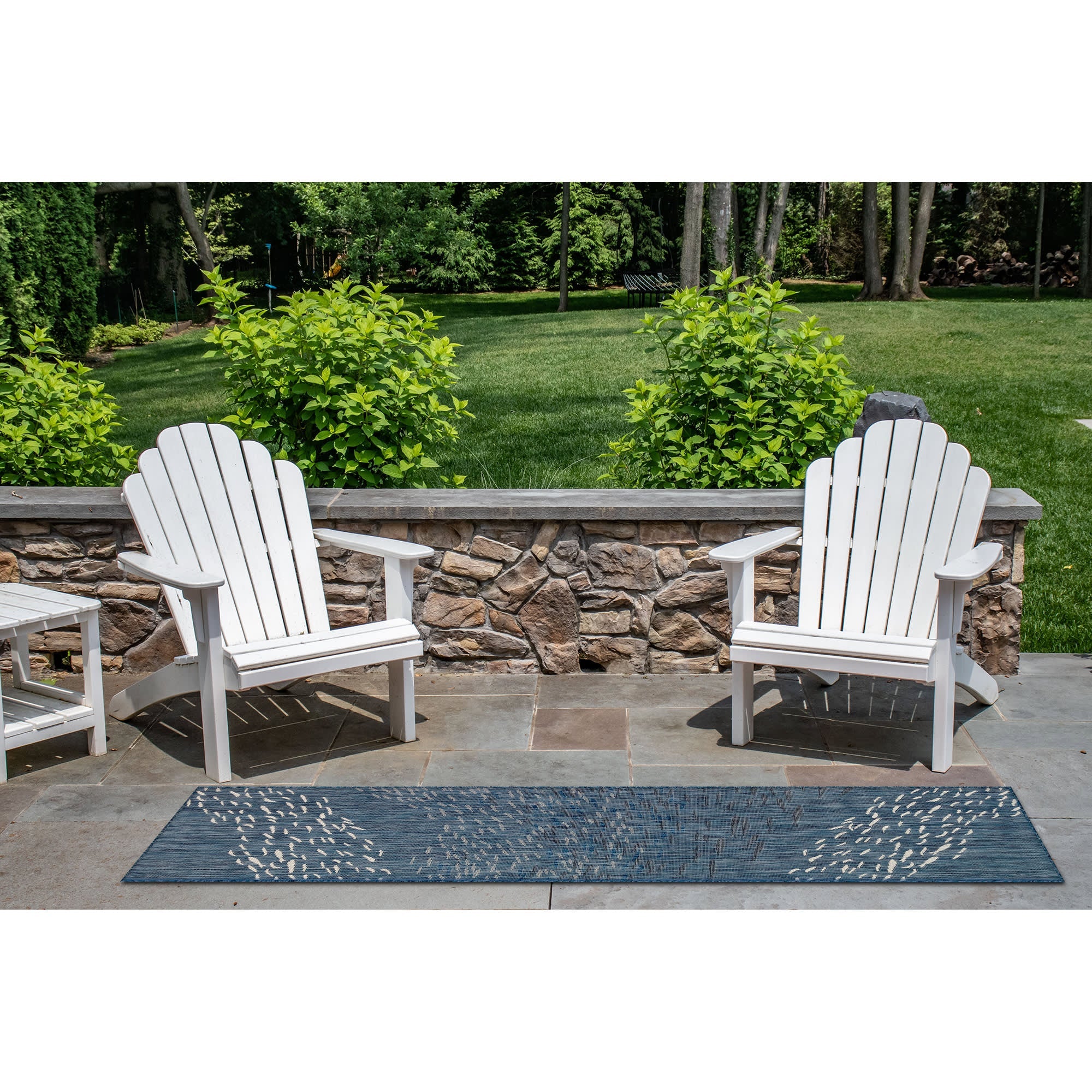 Carmel School Of Fish Indoor Outdoor Area Rug