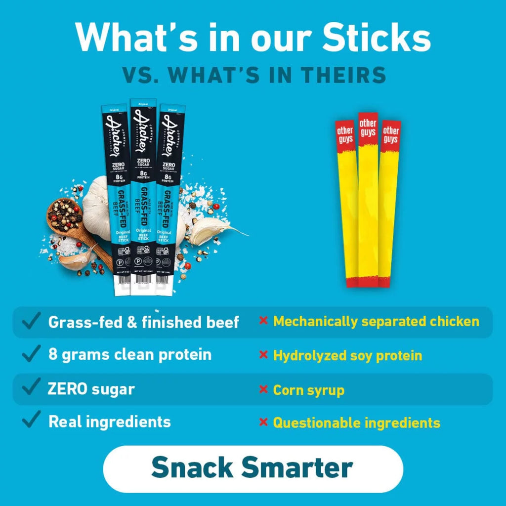 Grass Fed Original Mini Beef Sticks 28 Sticks 14.5oz F1849