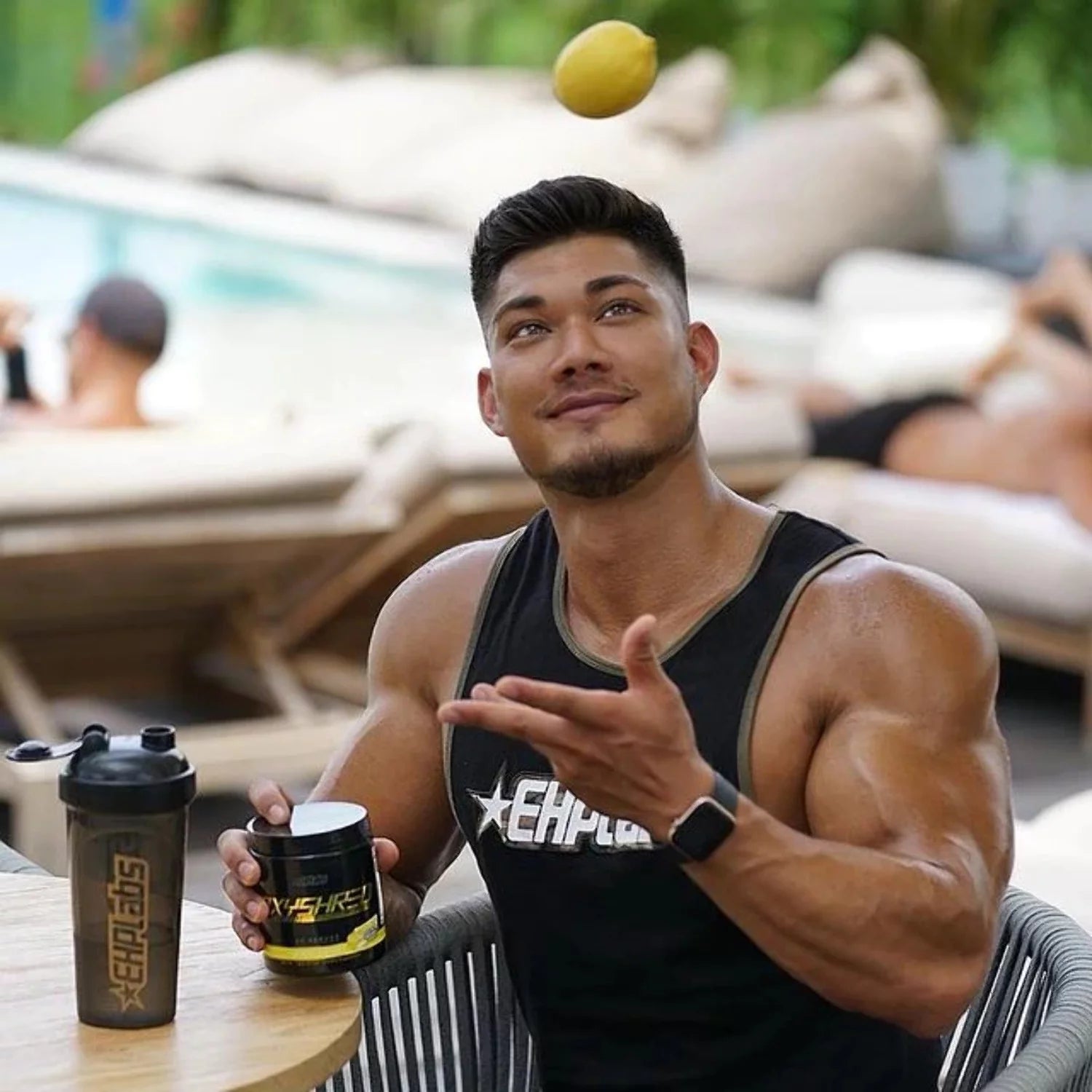 40 Servings Lemon Sherbet Pre Workout Powder with Caffeine W946