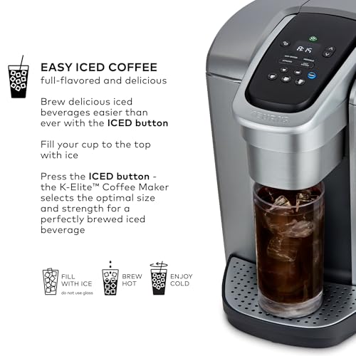 Brushed Silver Single Serve K-Cup Pod Coffee Maker Q604380