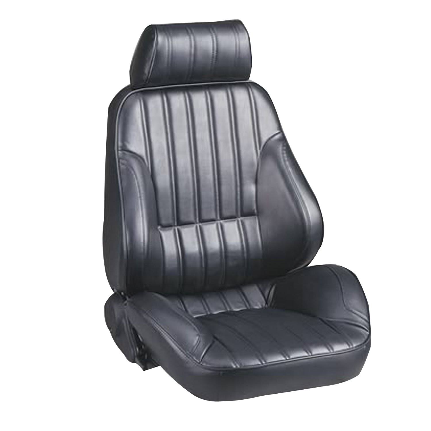 Black Vinyl Right Recliner Seat J144203
