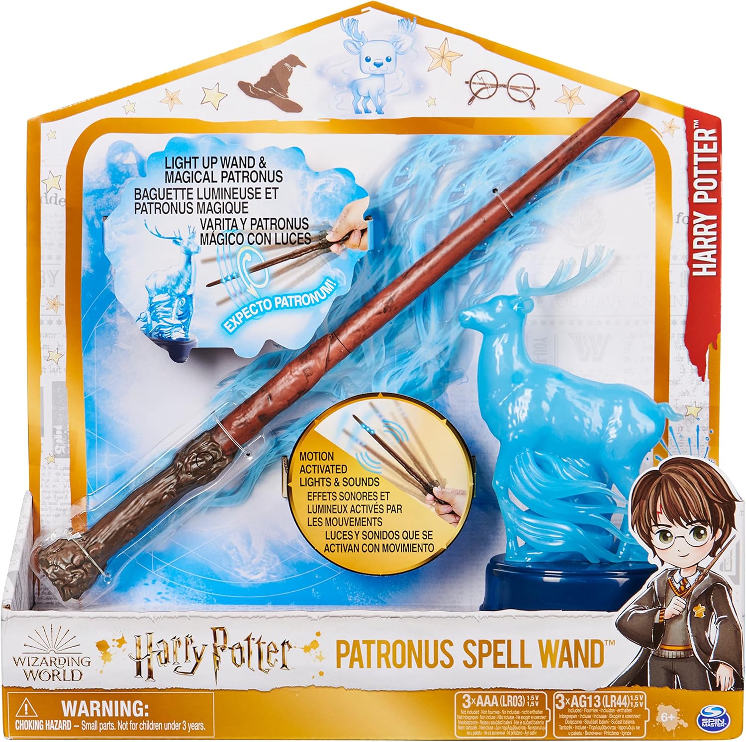 13" Light-Up Patronus Wand Collectible Toy with Figure O391520