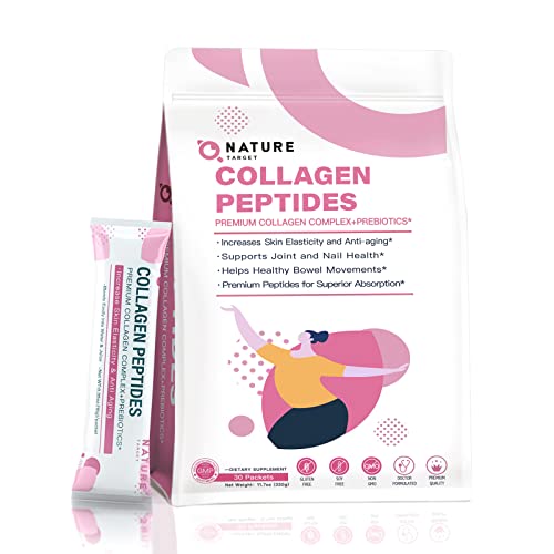 Multi Collagen Peptides Powder Type I II III V X Hydrolyzed Collagen Peptides with Prebiotics Sugar-Free Non-GMO X785764