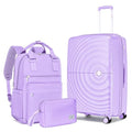 3 Piece PP Hardshell Expandable Luggage Set with Spinner Wheels U451