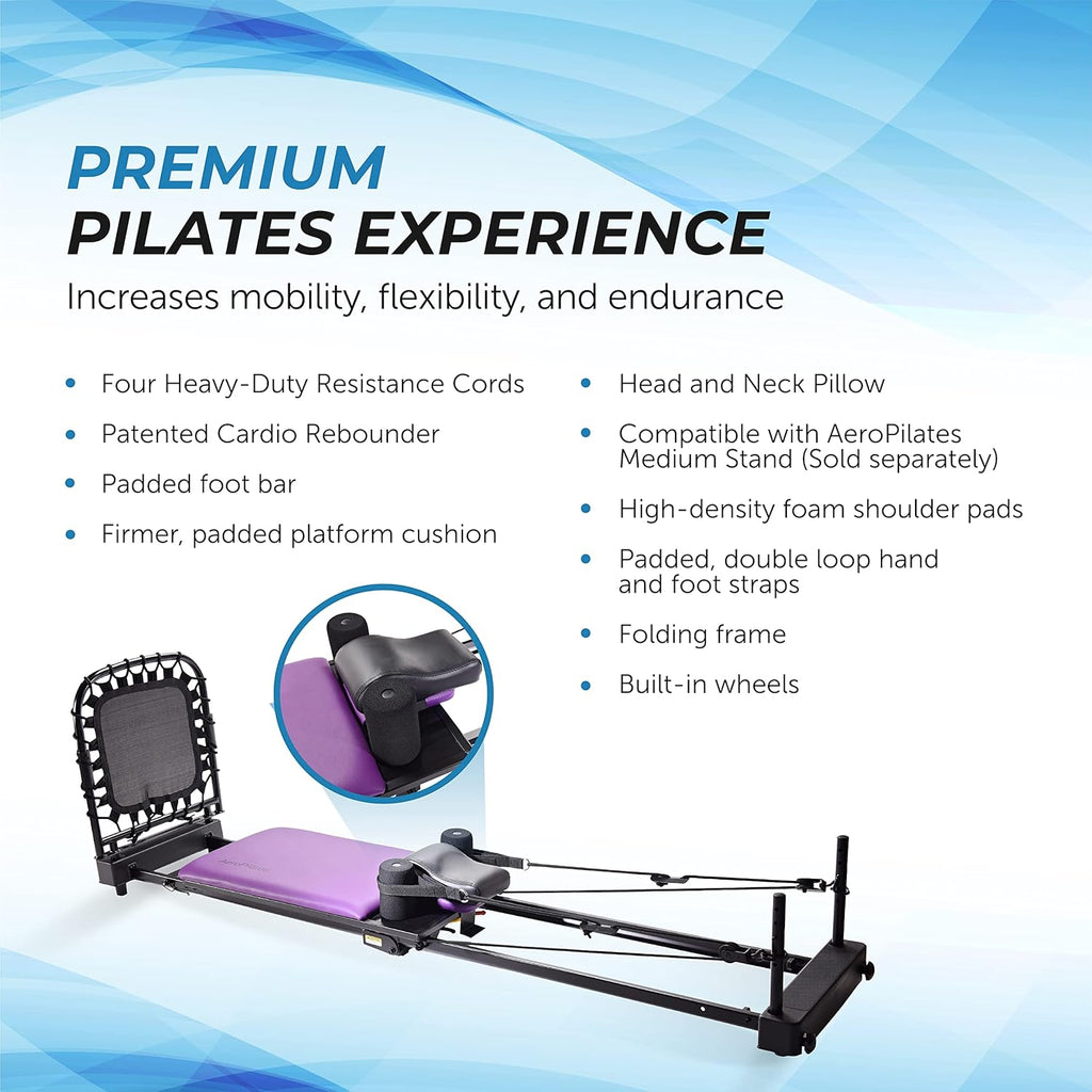 Pilates Reformer Workout Machine with Rebounder Y8924