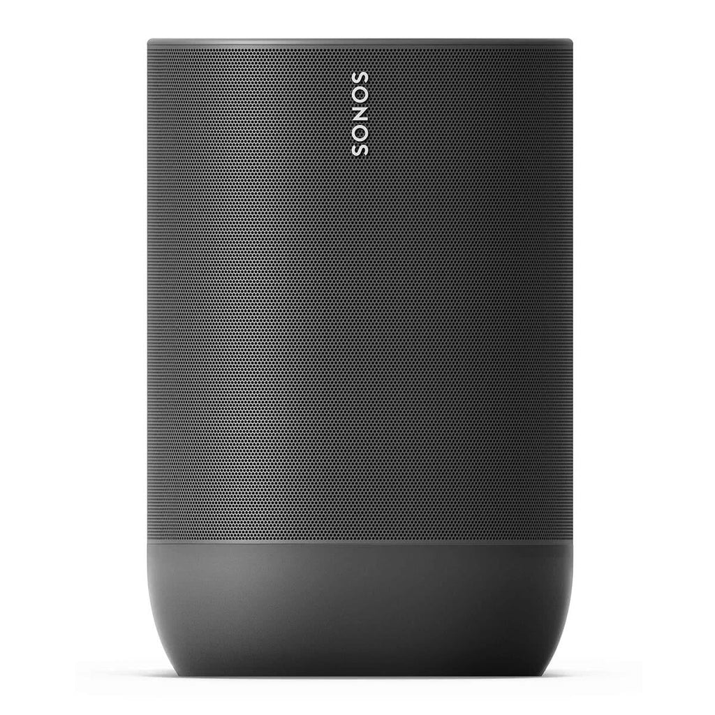 Open Box Black Portable Smart Speaker with Bluetooth and Wi-Fi P4956