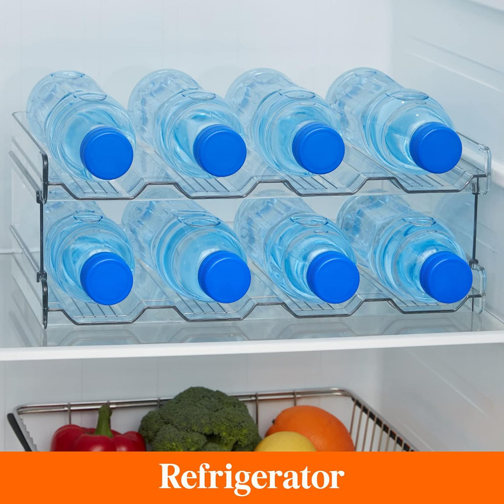 Stackable Water Bottle Organizer for Cabinet, Holds up to 15 Cans Z795