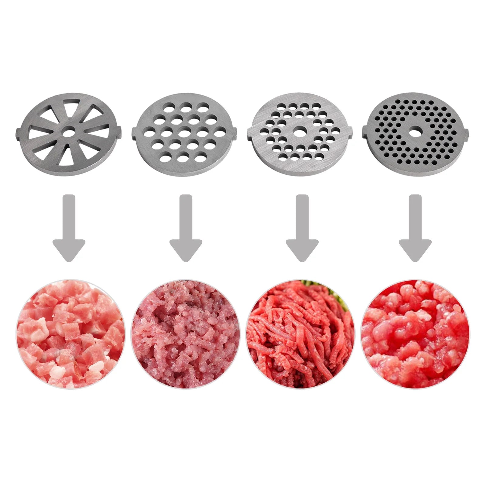 800W Electric Meat Grinder with 6 Attachments R781