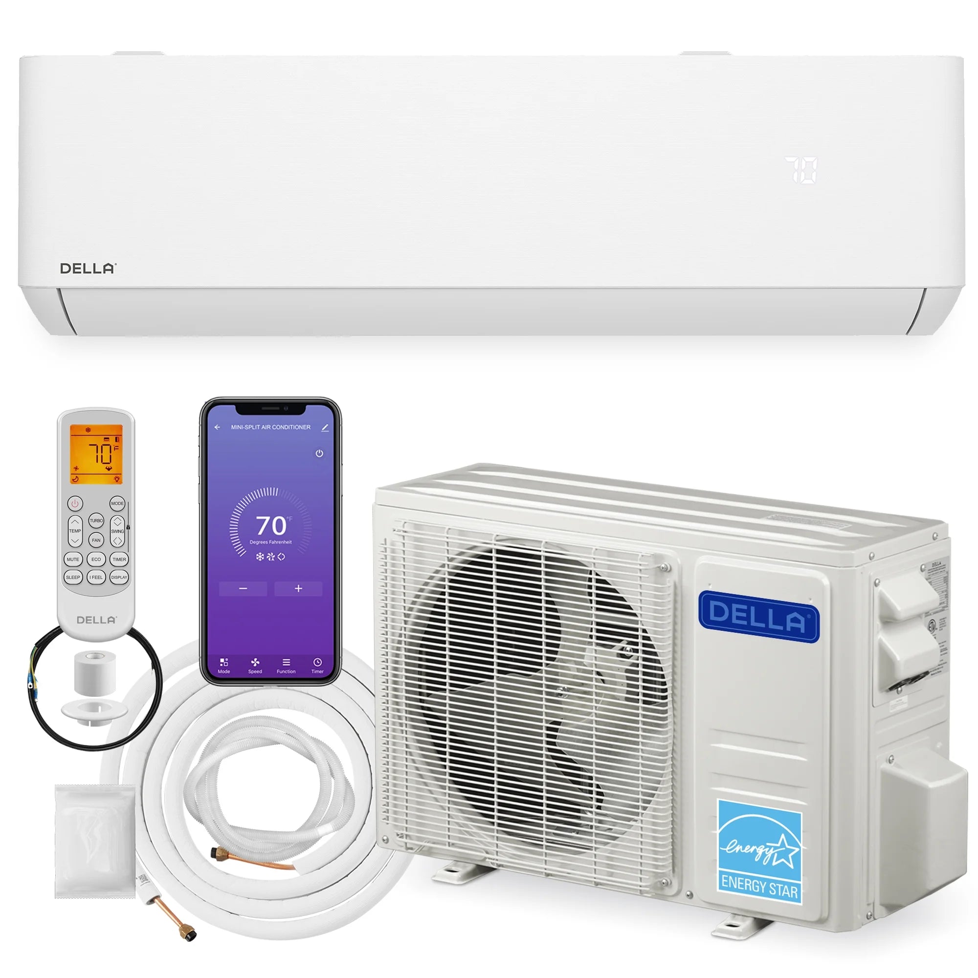 12,000 BTU Mini Split AC with Heat Pump P913