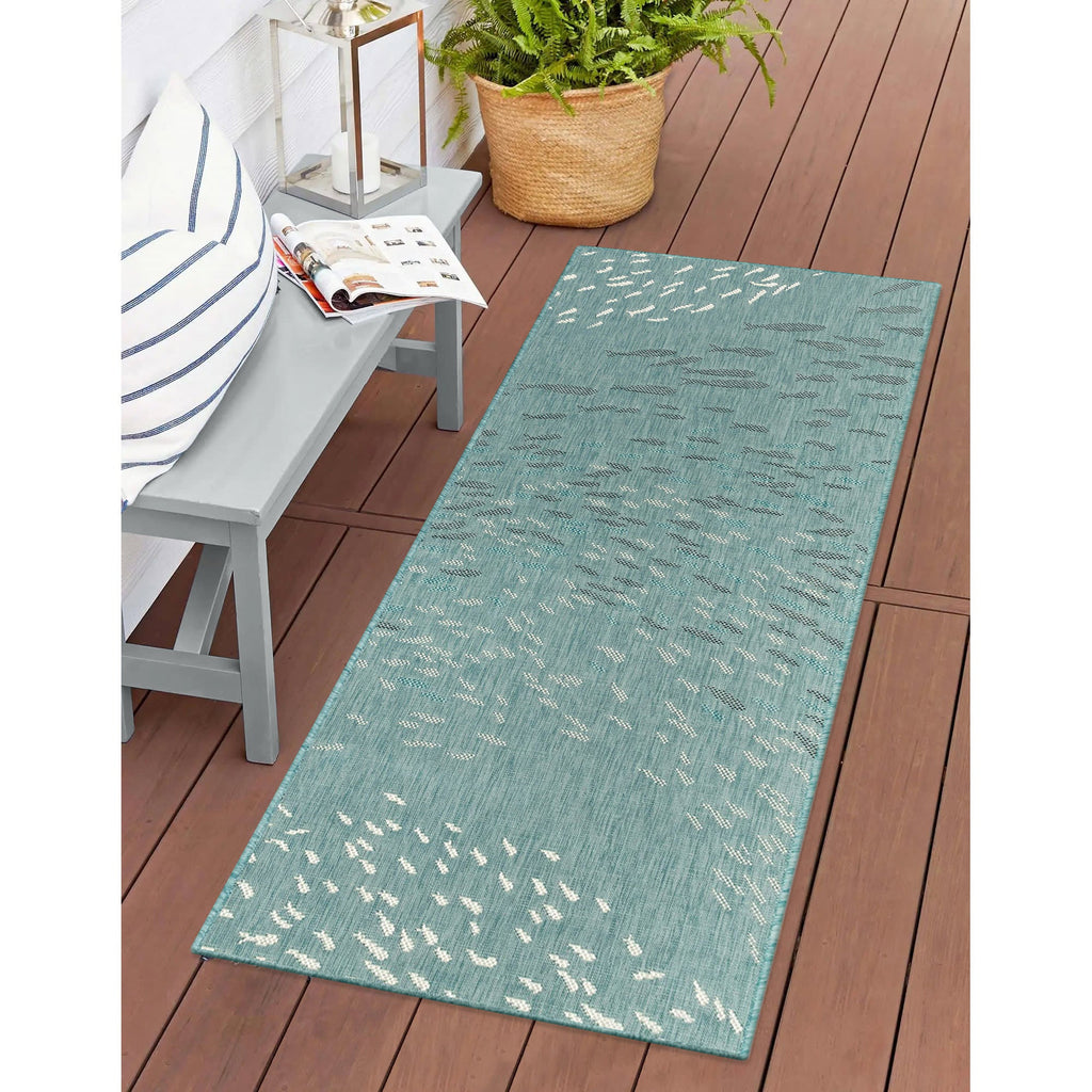 Carmel School Of Fish Indoor Outdoor Area Rug