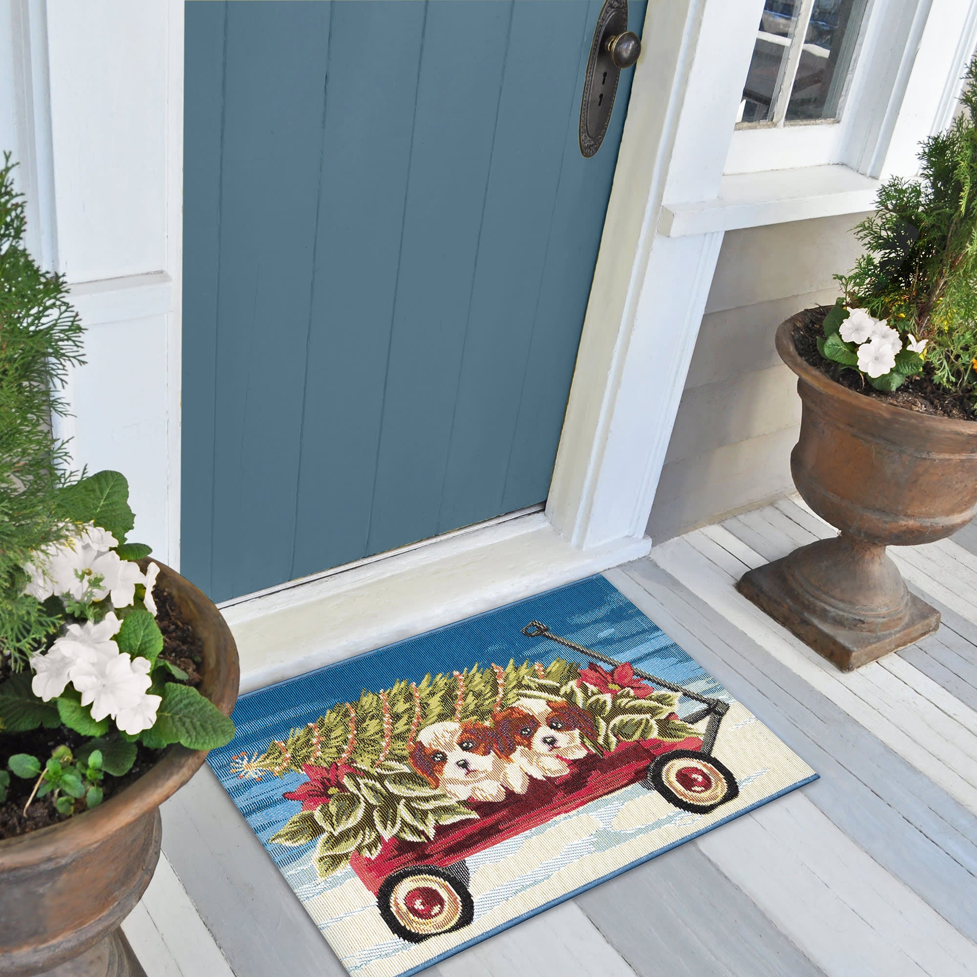 Esencia Wagon Wonderland Indoor Outdoor Mat