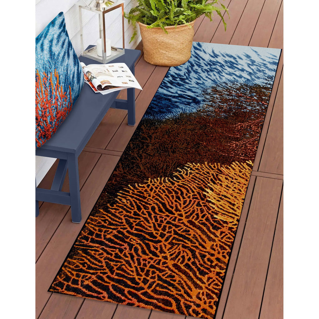 Marina Coral Indoor Outdoor Area Rug