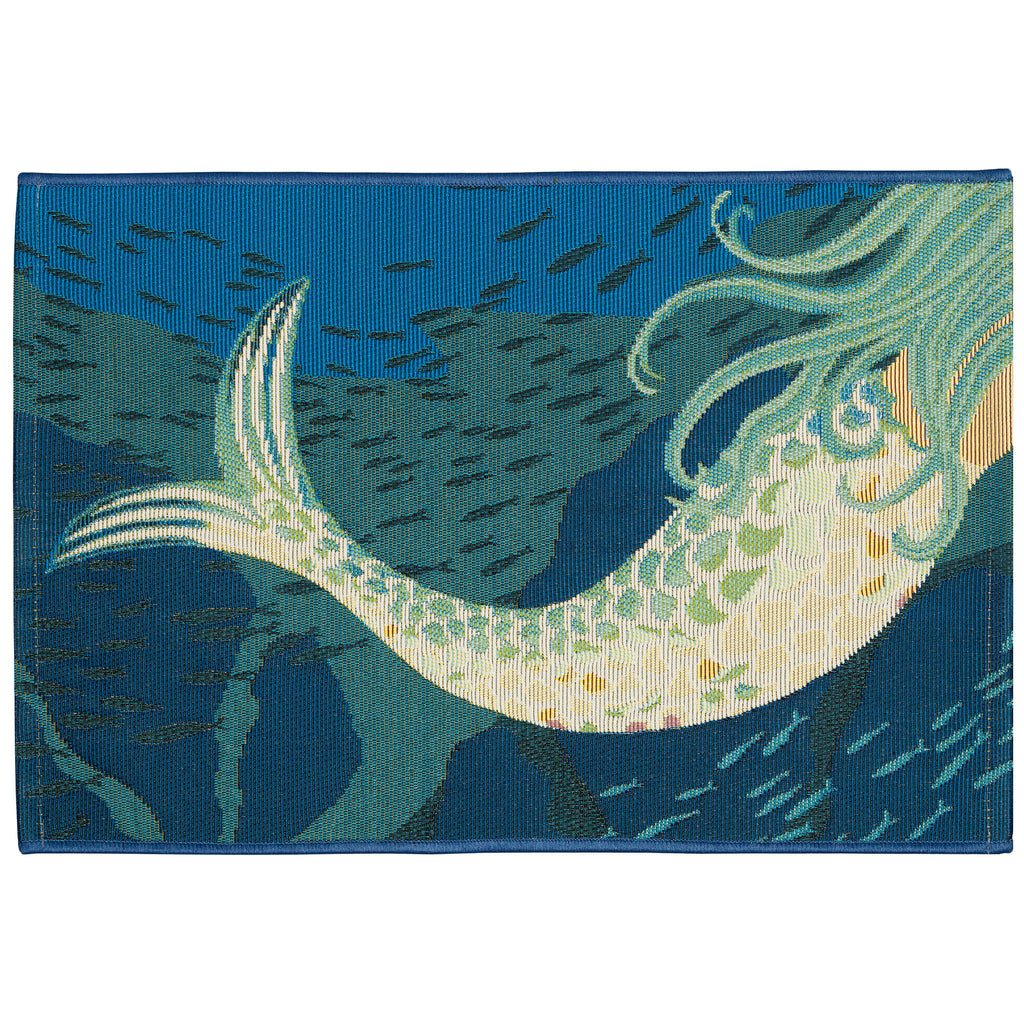 Esencia Mermaids Are Real Indoor Outdoor Mat