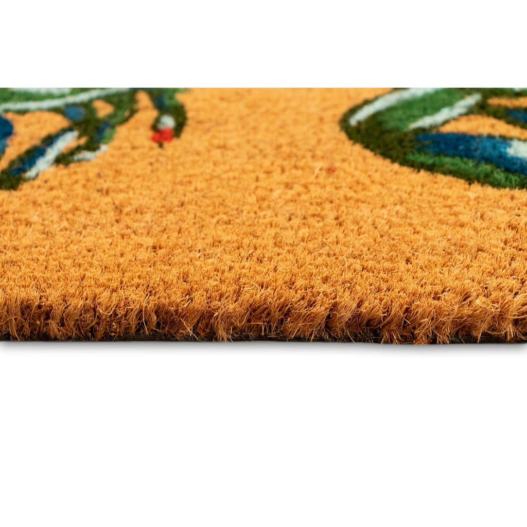 Natura No Crabs Allowed Coir Doormat with Non-Skid Backing