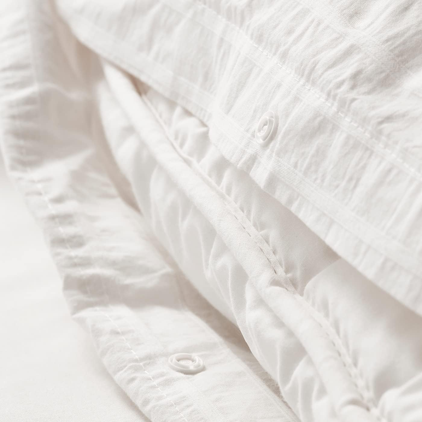 King White Duvet Cover and Pillowcases T792270