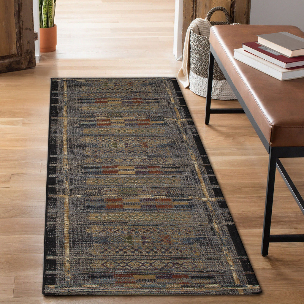 Esencia Tribal Stripe Indoor Outdoor Mat