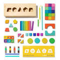 70 Piece Solid Wood Building Blocks with Storage Box S66276