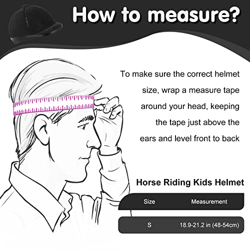 Adjustable Horse Riding Helmet Equestrian Kids Protective Gear Helmet F75012
