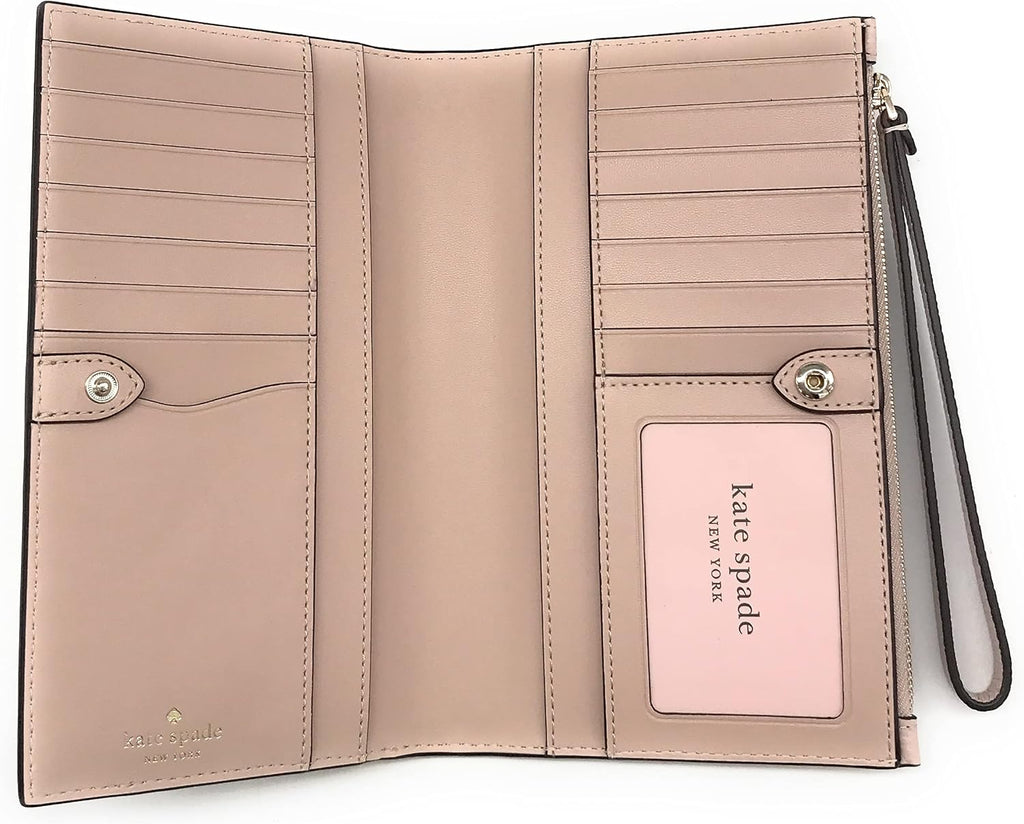 Medium Pebbled Leather Phone Wallet Wristlet N859