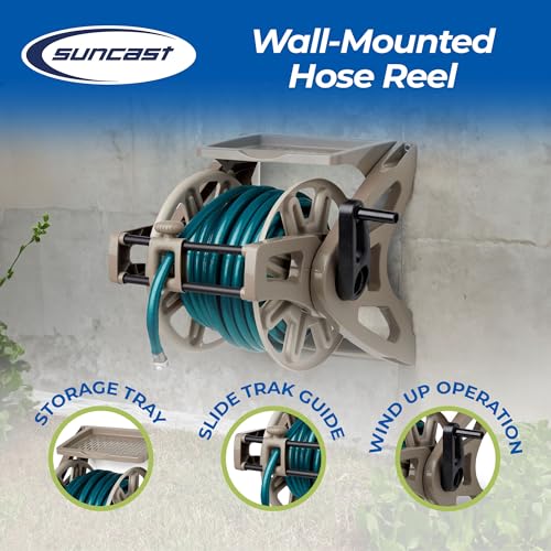 Heavy Duty Wall Mount Water Hose Winder with Hand Crank A545