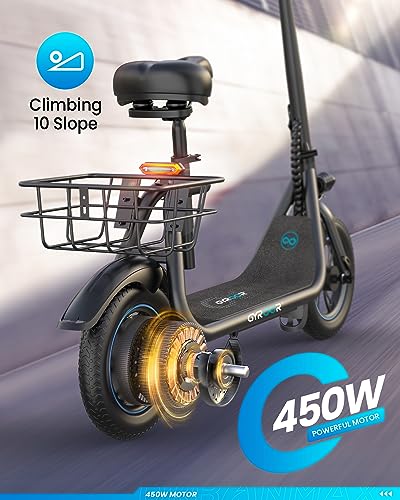 Electric Scooter with Basket O1715