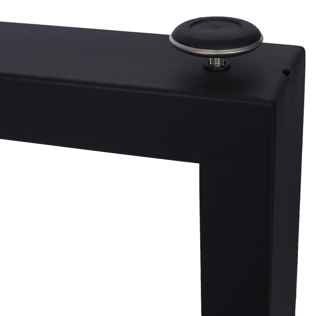 Set of 2 Square Metal Table Legs 28" Z957639
