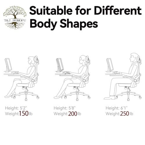 Black Mesh Ergonomic Desk Chair with Adjustable Backrest G627