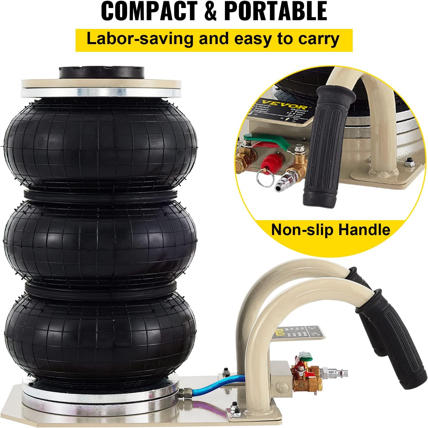 3 Ton Triple Bag Pneumatic Air Jack W50263