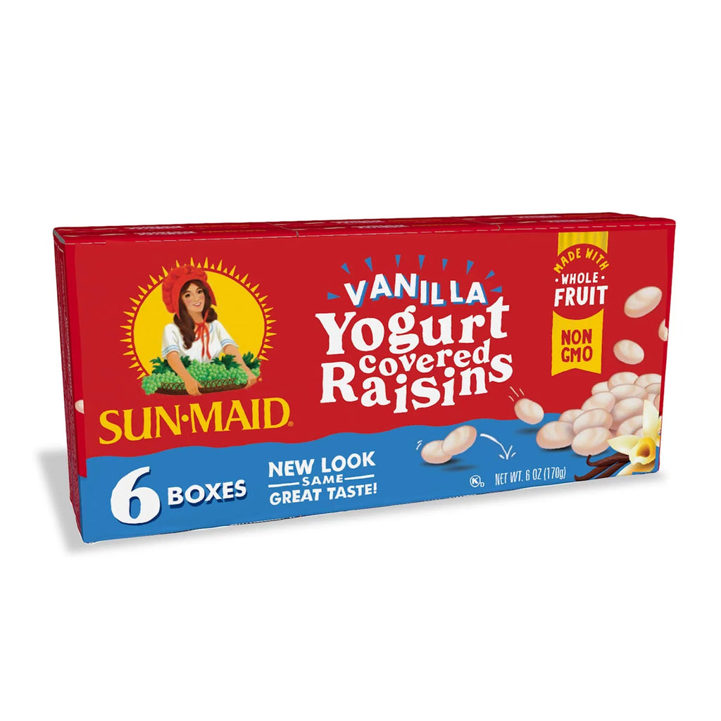 Vanilla Yogurt Raisins, 1-Ounce (6 Count, Pack - 3) T627