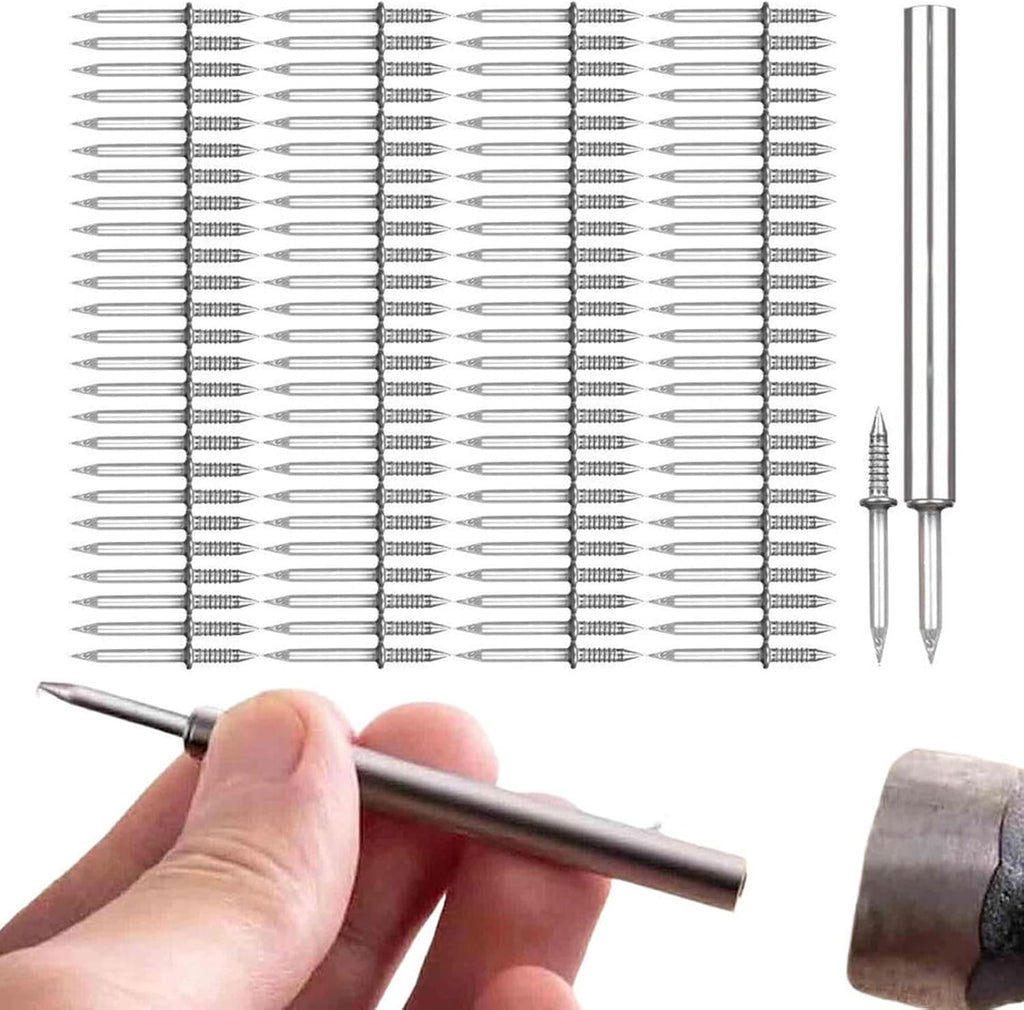 202pcs Double Head Skirting Thread Nails P665