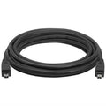 Black 10ft Firewire DV Cable M214