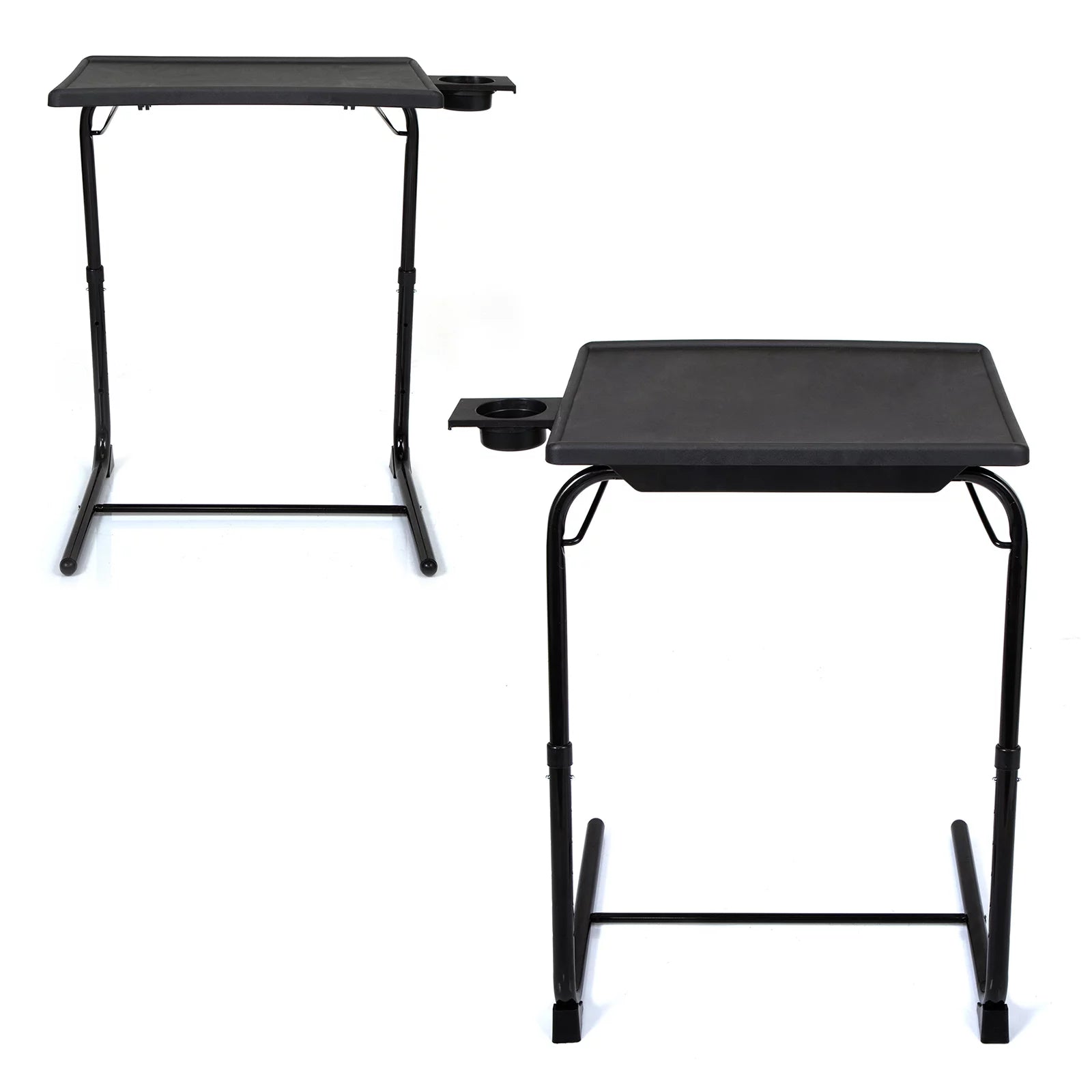 Black Adjustable Height & Angle Desk Set of 2 B30837