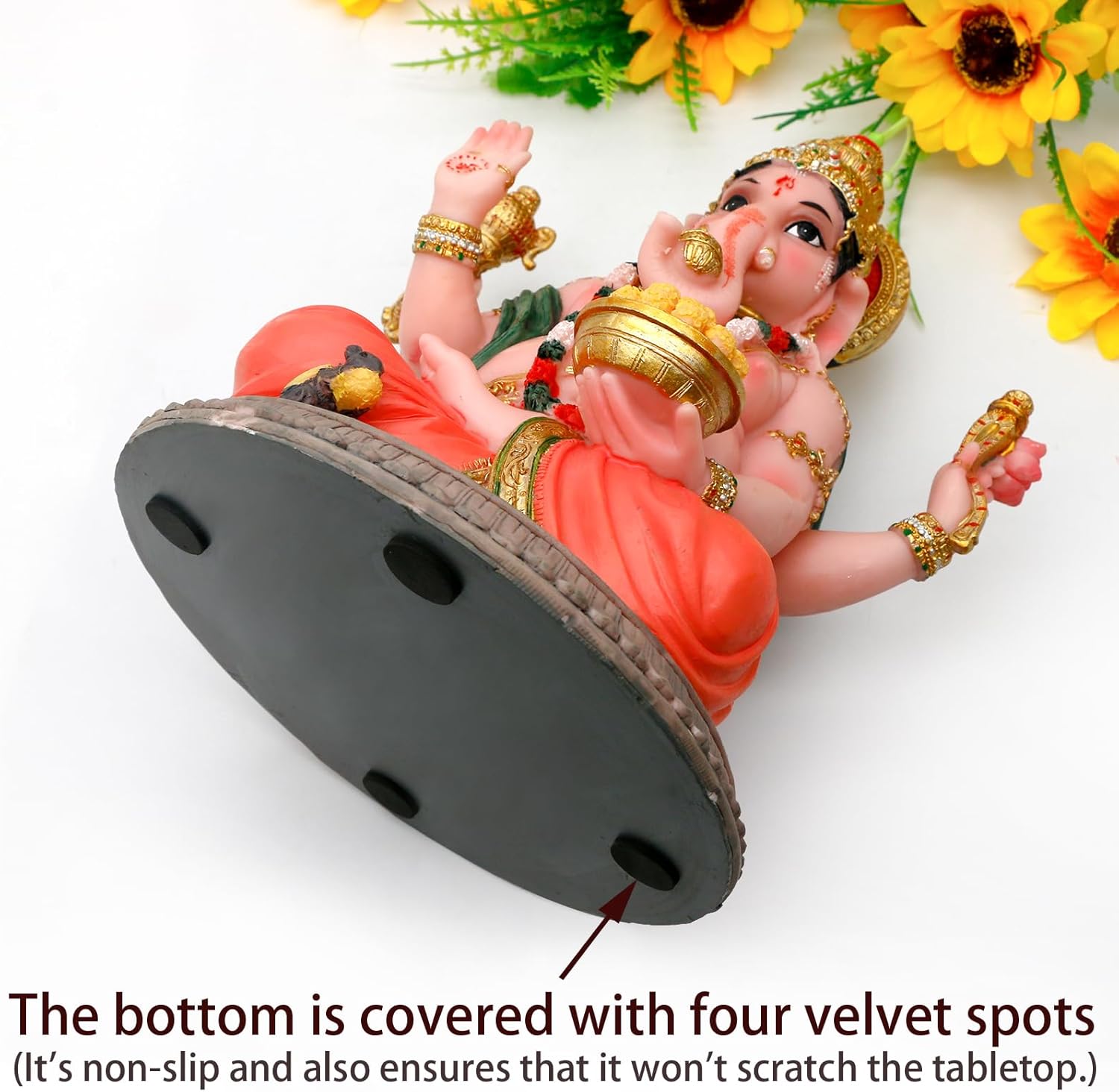 8.4" H Ganesha Statue I25553
