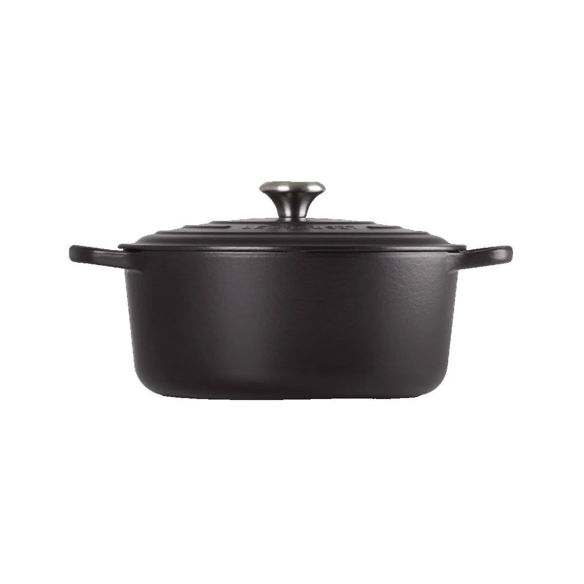 Round Casserole Cast Iron 22 cm Satin Black W45870