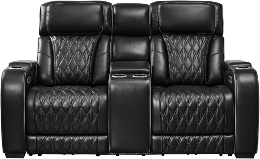 Black Power Reclining Loveseat Z41901