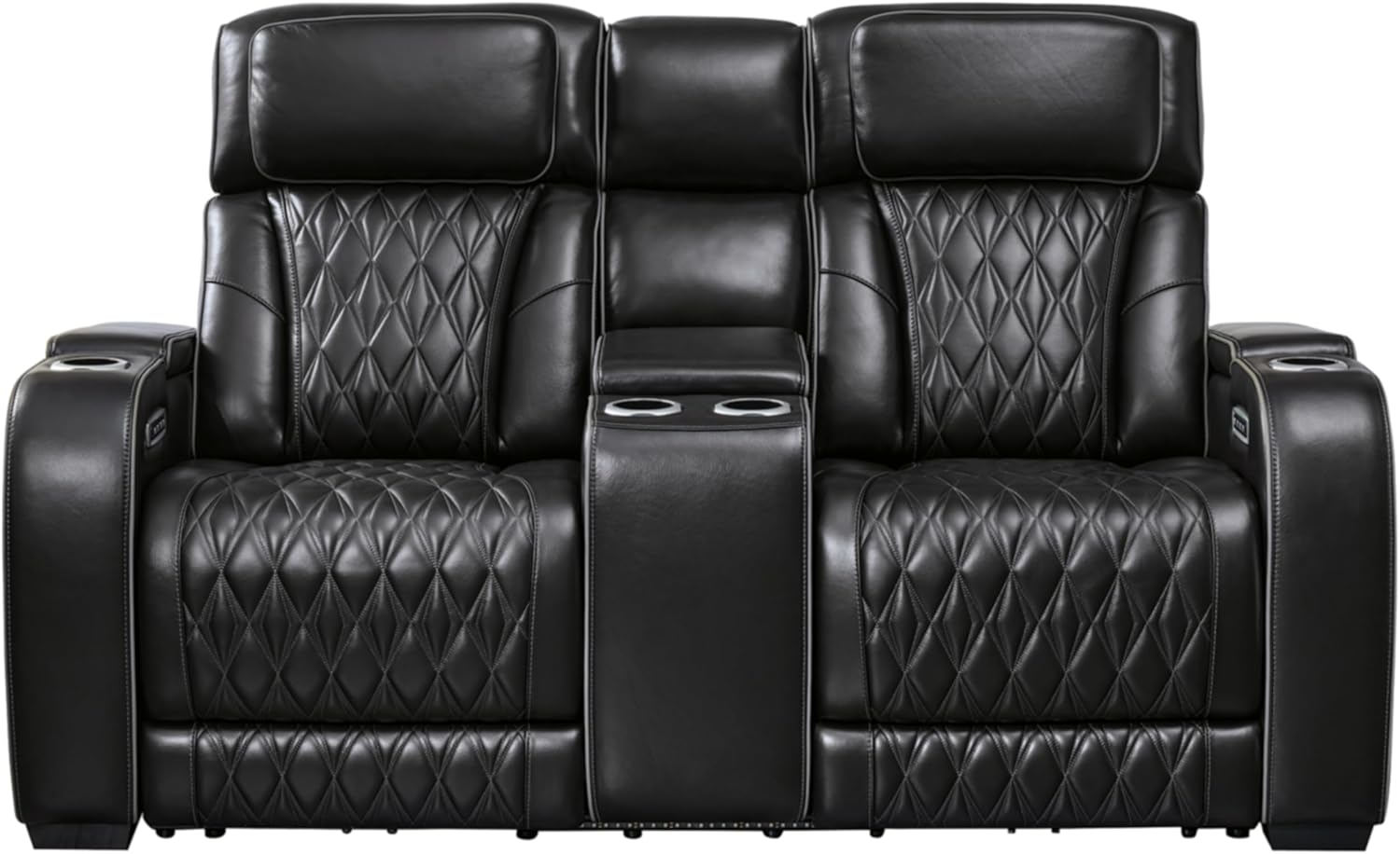 Black Power Reclining Loveseat Z41901