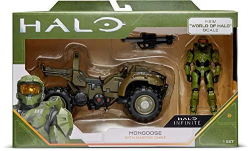 4" Figure & Vehicle - Mongoose with Master Chief D813
