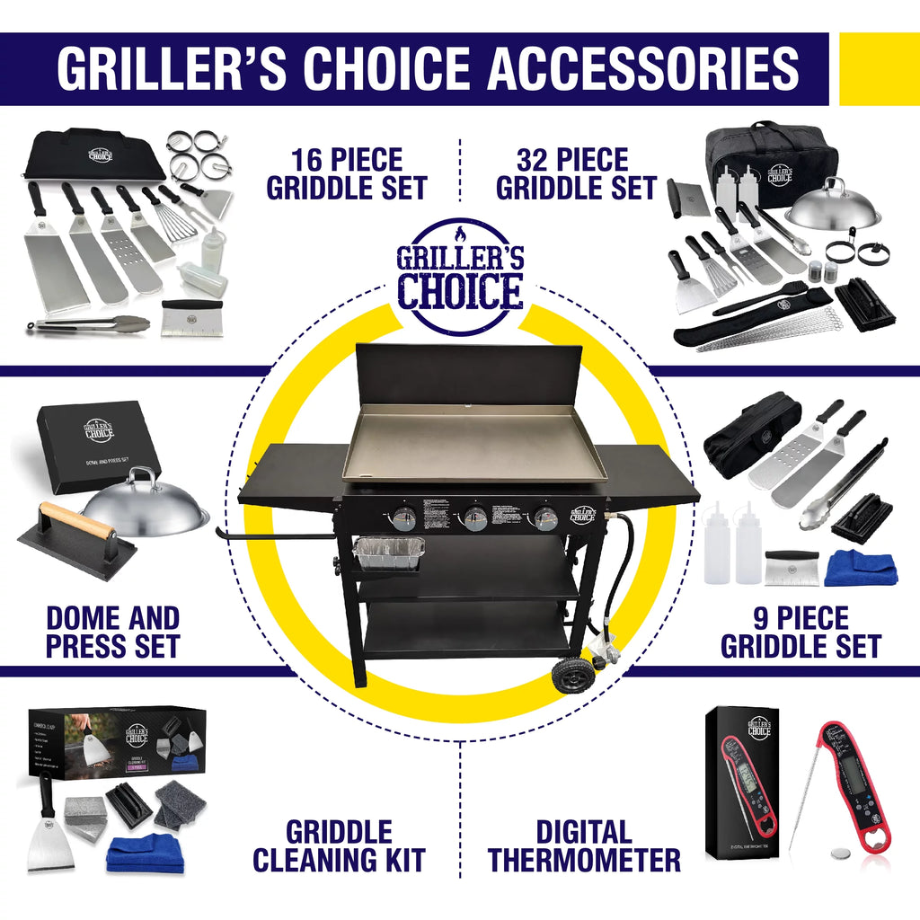 Outdoor Griddle Grill Propane Flat Top with Hood C828